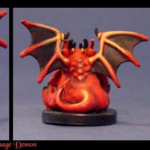 Carnage Demon D&D Mini by xredmenacex