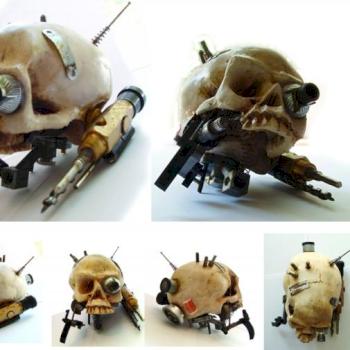 Half-Scale Servo Skull by macgyver666