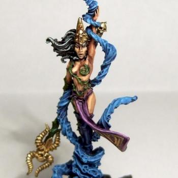 Dark elves sorceress by capt mannering