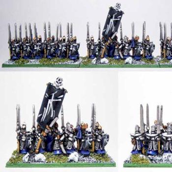 Warmaster (10mm) Dark Elf Pikemen by legdba