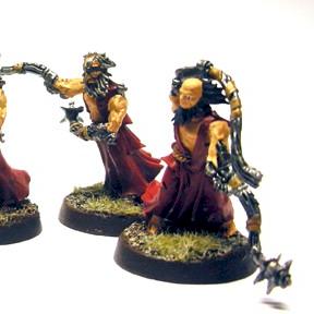 Adeptus Mechanicus Electro-priests (Arco-flagellants) by Malevon