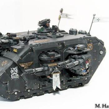 Black Templar Land Raider Terminus by michaelharmon