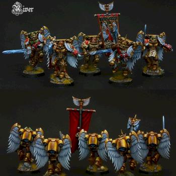 Blood Angels Sanguinary Guard by HopeRiver