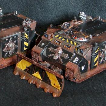 Iron Warriors Rhinos by Stempe