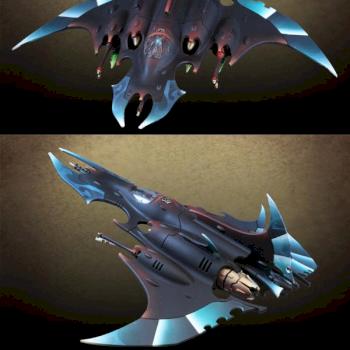 Dark Eldar Razorwing Jetfighter by me_in_japan