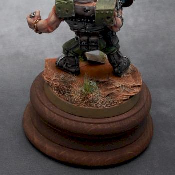 Imperial Guard Ogryn hero Nork Deddog by gimiak