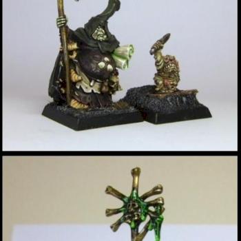 Chaos Nurgle Sorcerer - Hechicero de Nurgle by Lord Mephisto