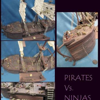 Pirates vs. ninjas boat Reaper Scenario by PurpleWyrm