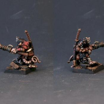 Mortheim Skaven with Blunderbuss by Kernspalt