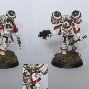 30k White Scar Assault Marine by cb_rex