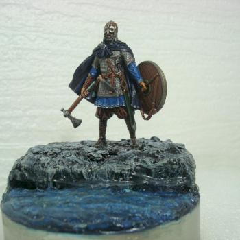 tin toy soldiers - 12th century 54mm Viking mini diorama by DioX