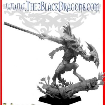 Fantasy Lagarto Lizardmen Echsenmenschen Held Hombres by The 2 Black Dragons