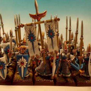 High Elf Spearman Unit by shug