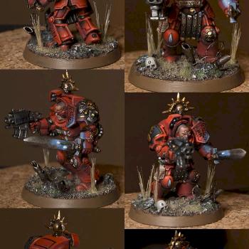 Blood Angels Terminator Sargeant by Picster