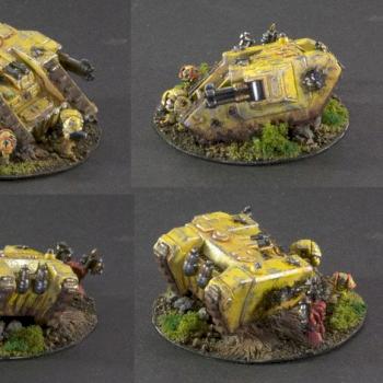 Epic (6mm) Marine Land Raider Objective by vaaish