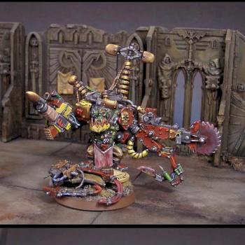 Ork Big Mek & Grot ammo runts by The Dwarf s Workshop