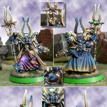 Ahriman, Grand Sorcerer of Tzeentch by Enzomadcap