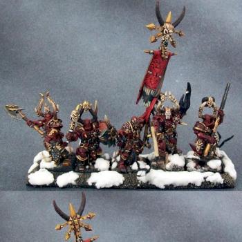 Chaos Chosen of Khorne by MightyChad