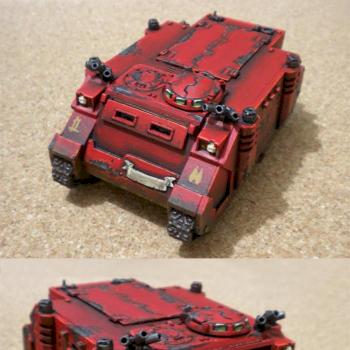 Blood Angels Rhino by Pirexian