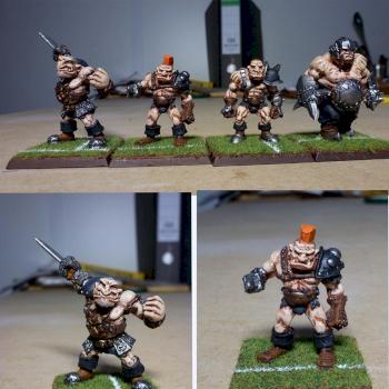 Blood Bowl Ogres Pt1 by Conium Maculatum