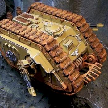 Land Raider Proteus (Imperial Fists) by philydorf