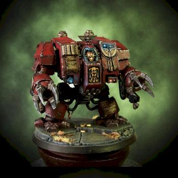 Blood Angels Furioso Dreadnought/Librarian by highelf