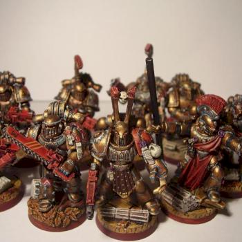 Minotaurs Tactical Squad Sotiridas (used as Grey hunters) by Sotirios