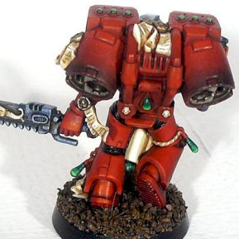 Blood Angels Sanguinary Priest by MrPickles