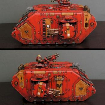 Blood Angels Land Raider by RYCHU666