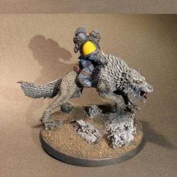 Space Wolves Thunderwolf Power Fist by kabaddon