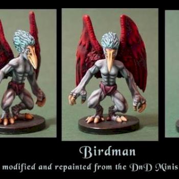 Birdman -modified from Shrieking Harpy by xredmenacex