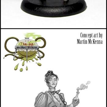 Henrietta Jekyll sculpt and concept art - Infamy Miniatures by Infamy Miniatures