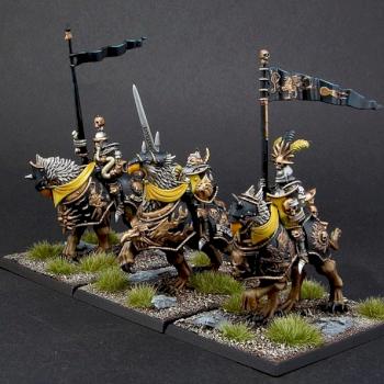 Empire Demigryph Knights (Averland colors) by Jarrett