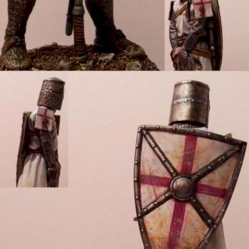 TEMPLARE KNIGHT 1270-1291, Pegaso models 54mm by B11