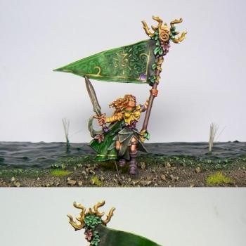 Wood Elves BSB by basxx