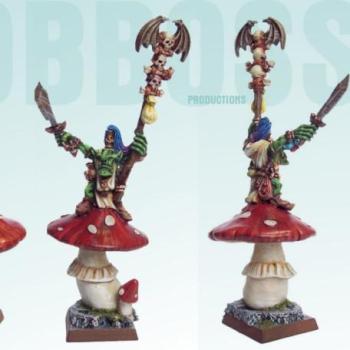 Goblin Shaman on Big Mushroom by Purc