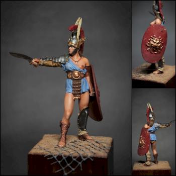 Roman Gladiator Amazon (remake) by Soldier_painter