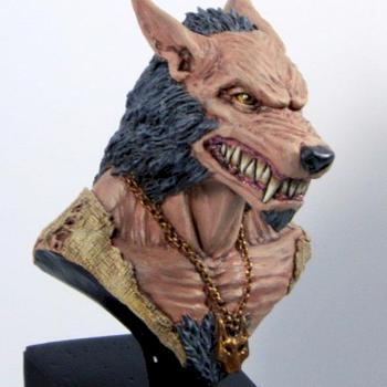 Werewolf Bust by BigBadGarou