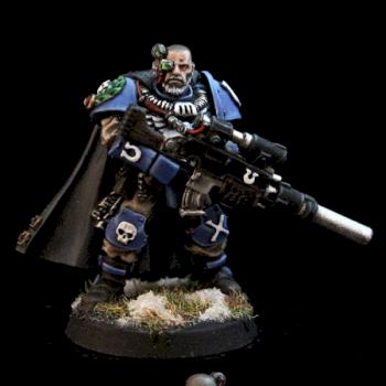 Space Marine Scout Sergeant Telion by musketeer1