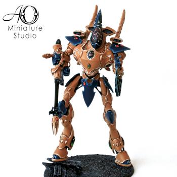 Eldar Wraith Knight by AOMiniature_Studios