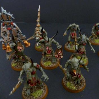 Nurgle Plaguebeabers by Oplatan