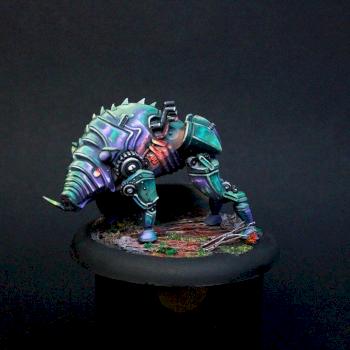 Mechanized Porkchop. Malifaux by monomatana