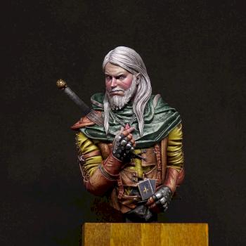 Geralt of Rivia, gambler by Power Elephant