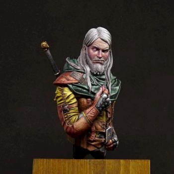 Geralt of Rivia, gambler by Power Elephant