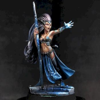 Dark Elf Supreme Sorceress by KFS-miniatures