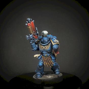 Ultramarines Captain Conversion by risk0