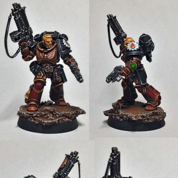 Flesh Tearers Primaris Lieutenant by Reaver