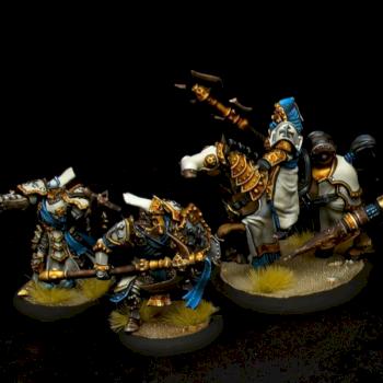 Menoth and Crucible Guard by Jolly Roger Studio