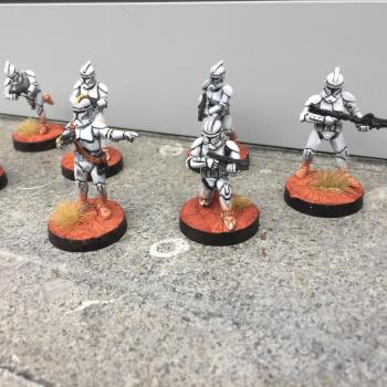 Phase 1 clone troopers on geonosis by davve