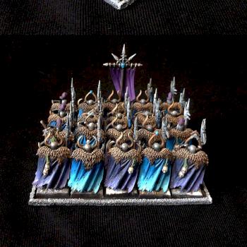 Chaos Warriors of Tzeentch NMM by oxenreed